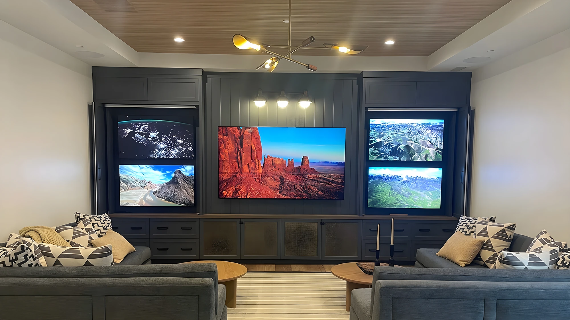 Integrated entertainment room