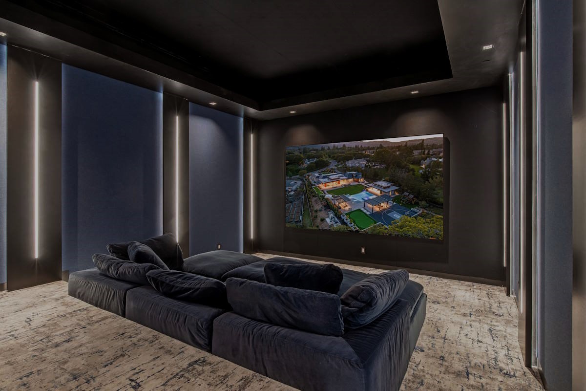 Custom home theater installation
