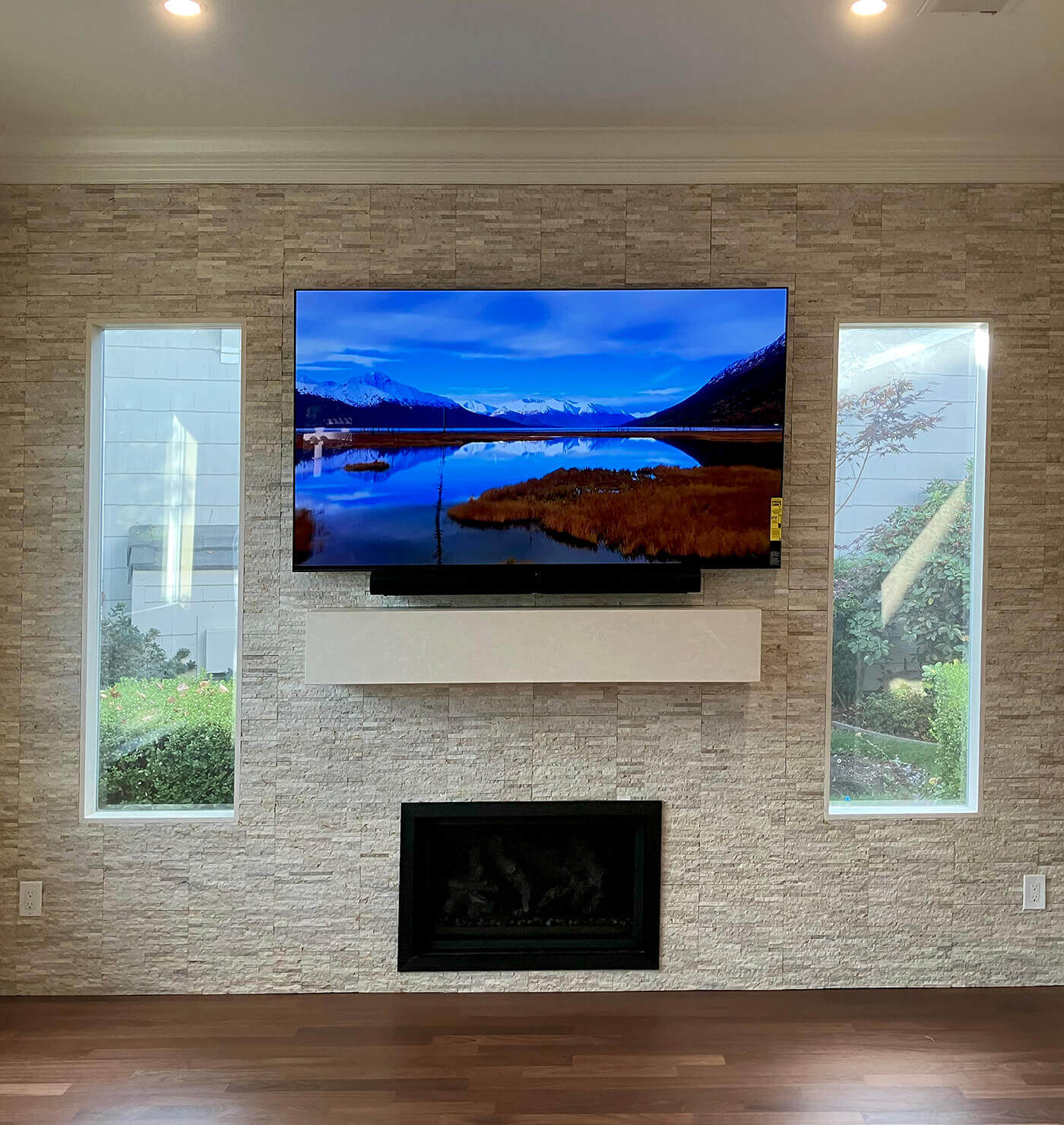 Residential television installation