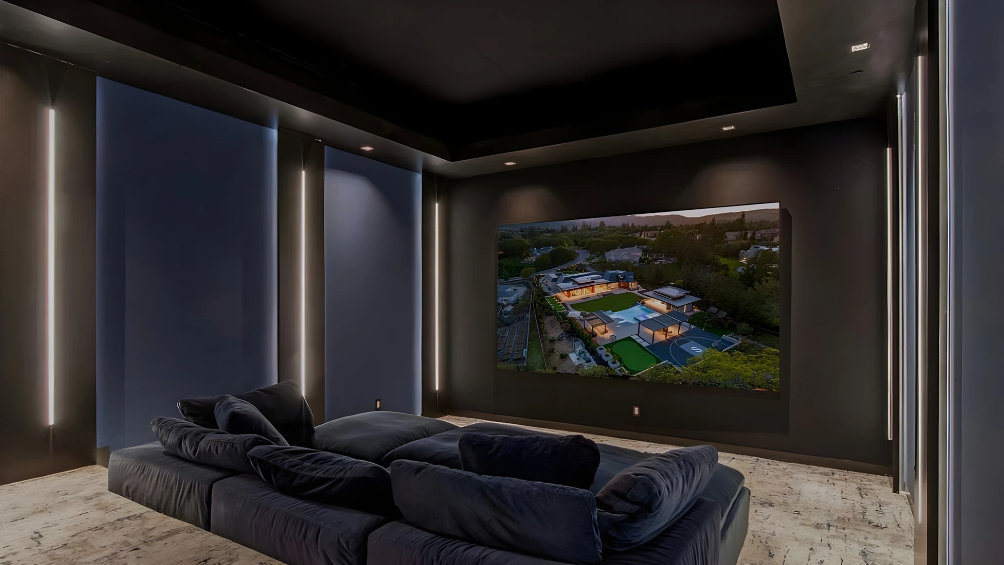 Custom home theater installation