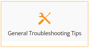 General Troubleshooting Link from VHT's knowledge base